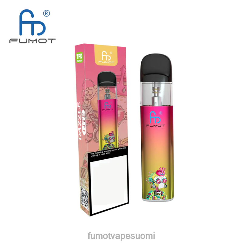 Fumot Suomi | vihreä-violetti 8X48Z551 tpd-yhteensopiva tyhjä vape-sarja (1 kpl) Fumot Dazzle Lite