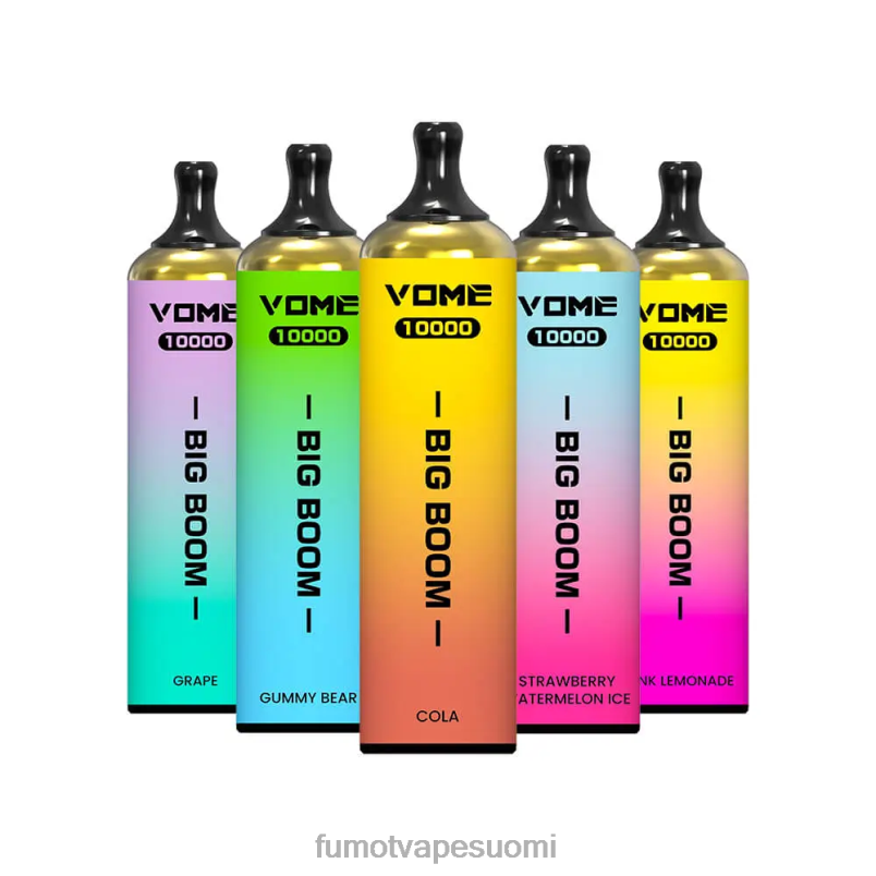 Fumot Flavours | mansikka jäätä 8X48Z440 kertakäyttöinen vape kynä 10000 - 20ml (1 kpl) Fumot Vome Big Boom